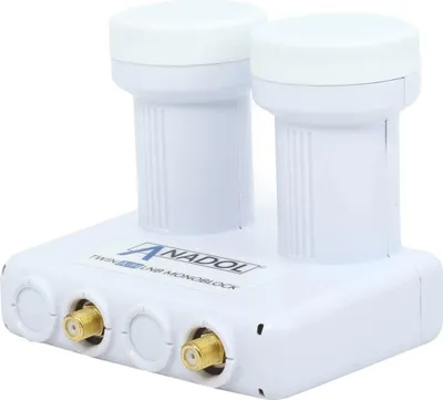 Produktbild von Anadol Gold Line Monoblock Twin 6° LNB (0.1dB, Full HD, 4K, 8K, 3D, 4x F-Stecker)