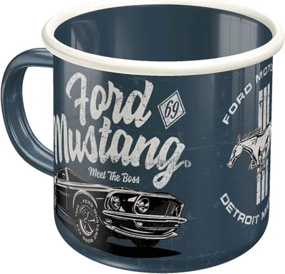 Obrázok produktu pre Nostalgic-Art - Smaltovaný hrnček - Ford - Ford Mustang The Boss