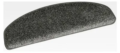 Produktbild von Halbrunde Stufenmatten/Treppenschoner Madrid 65x23cm (Grau)