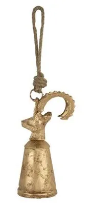 Imagen del producto de Mars & More: campana, oro, Capricornio, 16 cm