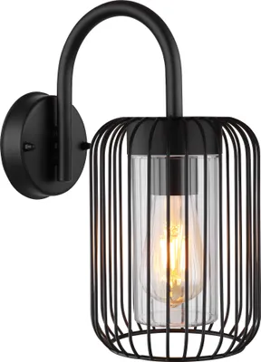Produktbild von Globo Lighting Außenleuchte Edelstahl schwarz matt, 1x E27