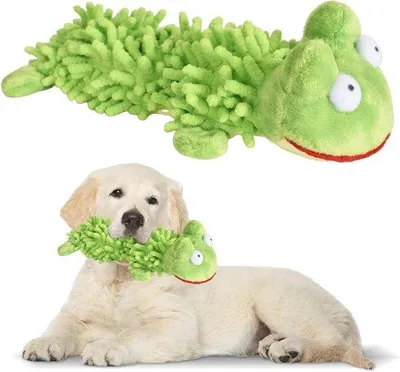 Immagine prodotto di Giocattoli da masticare in peluche per cani, resistenti e interattivi