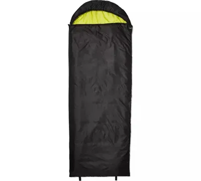 Produktbild von Rocktrail Leichtgewicht Deckenschlafsack Schlafsack, mit 2-Wege-Reißverschluss Grau / Gelb NEU