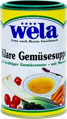 Produktbild von WELA - Klare Gemüsesuppe mit kräftiger Gemüsenote und Meersalz 1/2