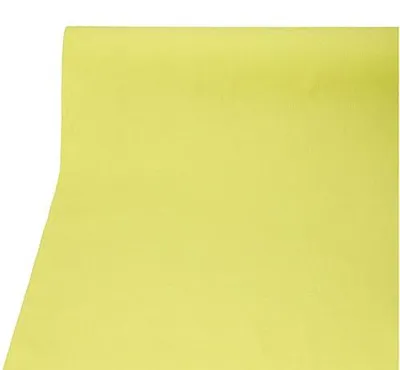 Produktbild von PAPSTAR Tischdecke, stoffähnlich, limonengrün, "ROYAL Collection" | Schrumpffolie (1 Rolle)