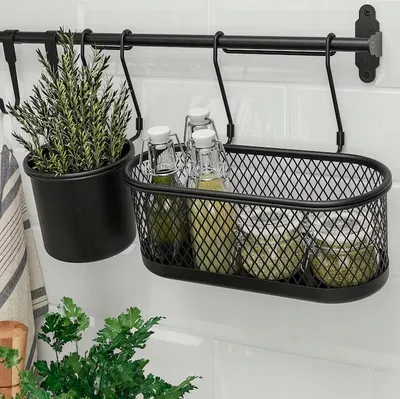 Produktbild von IKEA HULTARP Schiene schwarz 60 cm