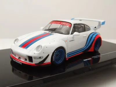 Produktbild von Ixo Models MOC209 Porsche 911 RWB RAUH-Welt 993 Martini weiß 1:43