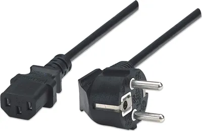 Produktbild von MANHATTAN Kaltgerätekabel        1.8m VDE  PC/Schukon.   sw