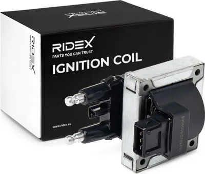 Produktbild von RIDEX 689C0120 Zündspule für RENAULT ESPACE III (JE0) MEGANE I (BA0/1) MEGANE Scenic (JA0/1) MEGANE I Cabriolet (EA0/1) LAGUNA I (B56, 556)