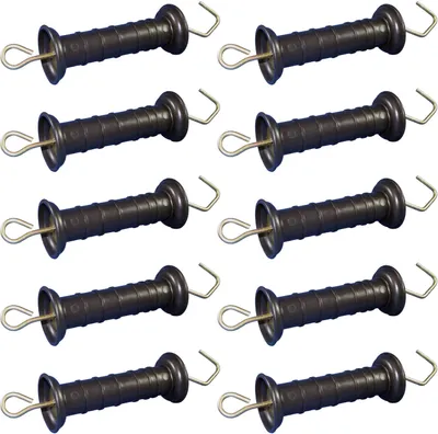 Produktbild von Electra Torgriff Super für Weidezäune - offen, schwarz - 10 Stück