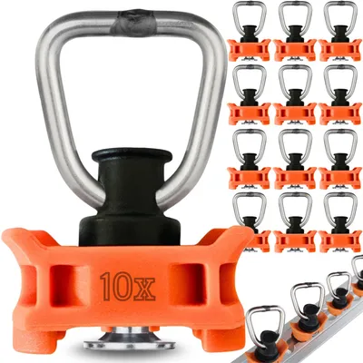 Produktbild von Safetytex Single Endfitting für Airlineschiene 10 Stück orange