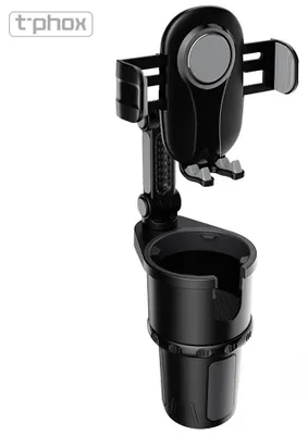 Obrázok produktu pre Držiak do auta T-PHOX TH-07 s držiakom na pohár, čierny