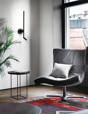 Obrázek produktu pro Ramon Black Led Moderní kovové nástěnné svítidlo