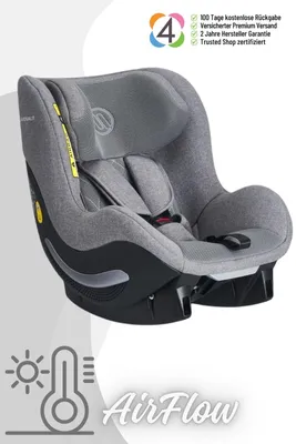 Produktbild von Avionaut AeroFIX AirFlow - Reboard Kindersitz (0-18 kg), Farbe Kindersitz:Grey