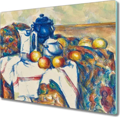 Produktbild von Coloray Herdabdeckplatte 60x52 cm Schneidebrett Kochplattenabdeckung Küchenbrett Hackbrett - Stilllebenmalerei
