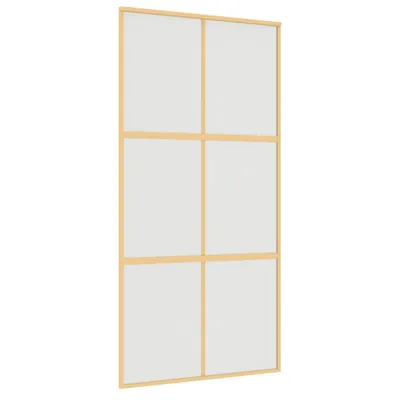 Obrázok produktu pre vidaXL Posuvné dvere Golden 102,5x205 cm Matné sklo ESG a hliník