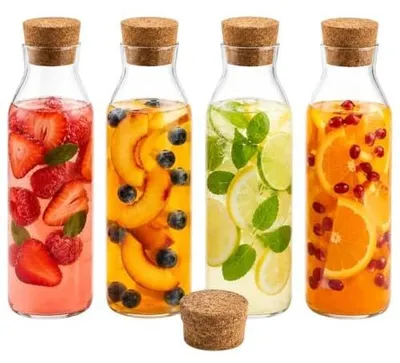 Zdjęcie produktu dla Słoiki szklane 1200 ml zestaw 4 szt. pojemniki do przechowywania