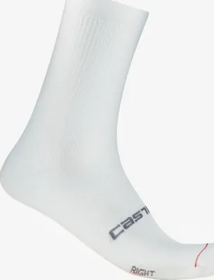 Produktbild von CASTELLI Klassische Fahrradsocken - ESPRESSO 18 - Weiß L-XL