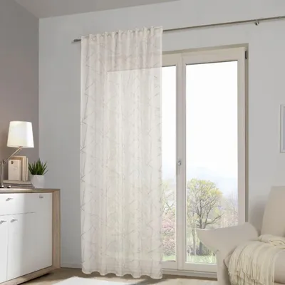 Produktbild von Fertigschal verdeckte Schlaufen "Ida" Größe (HxB) 255x135cm beige