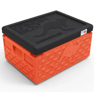 Immagine prodotto di KÄNGABOX® Mini Thermobox freddo & caldo 1,5L - Ideale come lunch box o contenitore per il pranzo - Coperchio ultraleggero e a chiusura perfetta Colore arancione