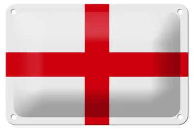 Produktbild von Blechschild Flagge England 18x12cm Flag of England