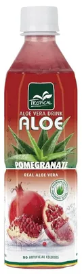 Obrázek produktu pro Tropický nápoj z aloe vera s příchutí granátového jablka 500 ml