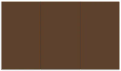 Produktbild von Wallario Herdabdeckplatte aus Glas, Größe 90 x 52 cm 3-teilig, Motiv Braun