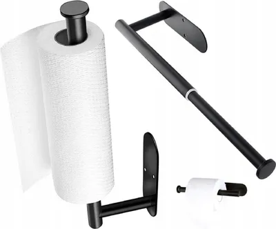 Produktbild von Küchenrollenhalter Küchenpapierhalter Hantuchhalter Selbstklebend Verstellbar 10344