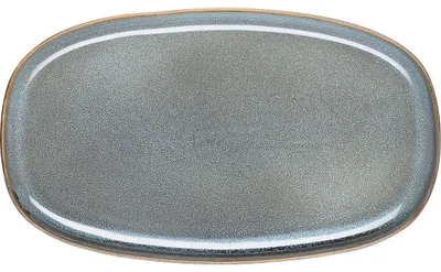 Image de ASA Selection, collection saisonnière, plateau ovale en denim, 31 x 18 cm
