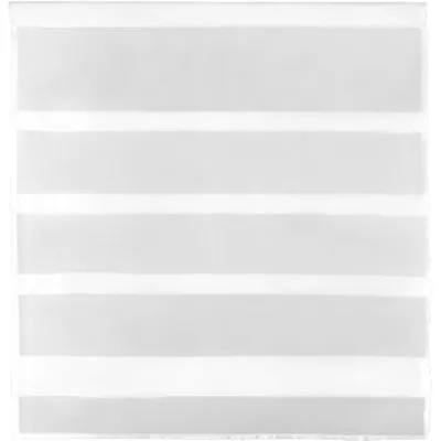 Produktbild von Gardine Raffoptik mit Stangendurchzug, Größe: 100x110cm, Farbe: Weiß