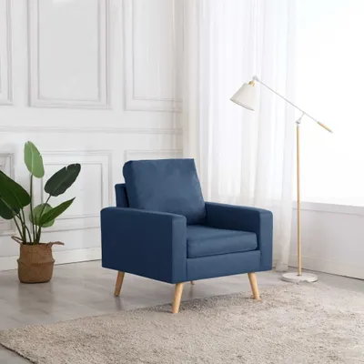 Immagine prodotto di Maison Exclusive - Poltrona blu in tessuto