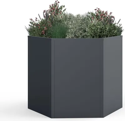 Image de Westmann Varia 77 Métal Lit surélevé hexagonal Anthracite