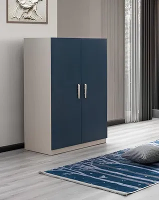 Immagine prodotto di Armadio moderno in legno blu per la camera da letto