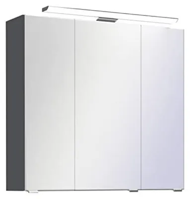 Produktbild von PELIPAL TRENTINO 770/800 Spiegelschrank / Graphit / LED-Aufbauleuchte / 75 x 70 x 20 cm / EEK: A++