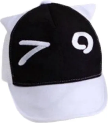 Productafbeelding van Jumada - Babymuts of peutermuts in wit/zwart | Maat 40-47 cm | Geschikt voor 4-16 maanden