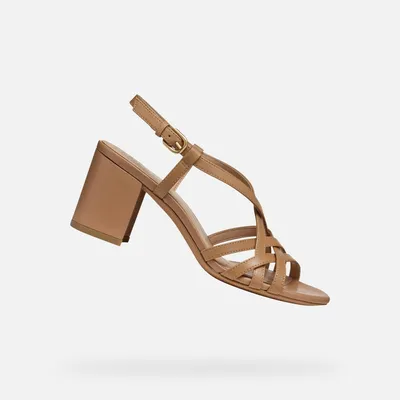 Produktbild von Geox Hellbraune Damensandalen Virnilisa 65 S 40