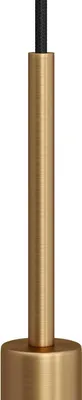 Immagine prodotto di Creative-Cables Serracavo cilindrico in metallo – (Bronzo satinato, lunghezza 15 cm, diametro 13 mm) – Completo di tige, dado e rondella – Realizzato in metallo