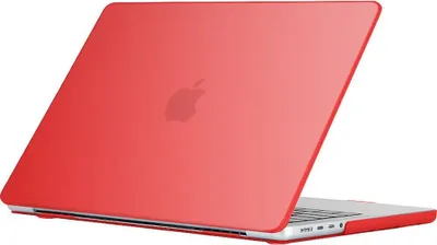 Produktbild von Mobigear Glossy MacBook Pro 16 Zoll (2021-2026) Hardcase Hülle MacBook Case - Rot - Model A2485 / A2780 / A2991 / A3186 / A3428 / A3429