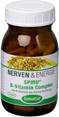 Image de Sanatur SPIRU B-Vitamin Complex | 60 gélules | avec spiruline & vitamines B | vegan