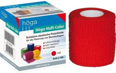 Image de Höga-Haft-Color 6cmx4m rouge 1 pc