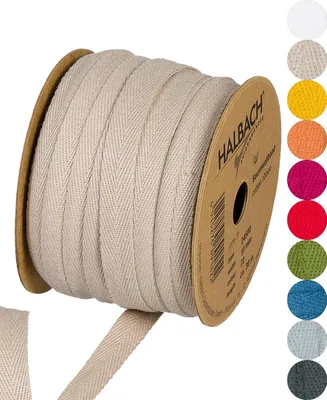 Produktbild von Halbach Baumwollband, 10 mm x 30 m, leinen