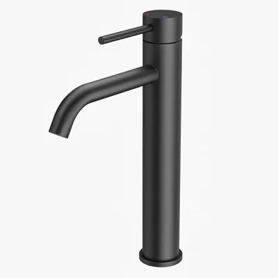 Produktbild von Waschtischarmatur 190 mm, Edelstahl, schwarz, für Badezimmer