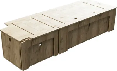 Produktbild von Buildify Campingbox Erik Bettsystem links längs u.a. für VW T5/T6 1900x1165x406 (LxBxH) (ohne Montage- und Befestigungsmaterial)