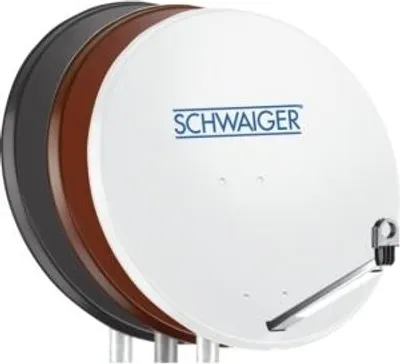 Produktbild von Satellitenschüssel Stahl Hellgrau/Rot/Anthrazit 75 cm, Farbe:Anthrazit (RAL7011)