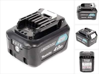 Produktbild von Makita Akku Original-Werkzeugakku BL1040 4,0 Ah 197402-0 Makita BL 10,8 V schwarz