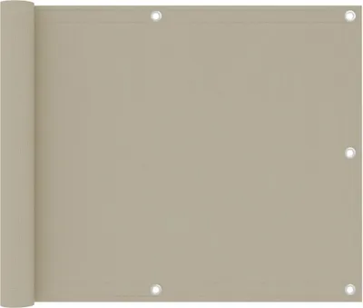 Obrázek produktu pro The Living Store Balkonová zástěna Beige 75x300 cm Oxford fabric