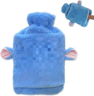 Productafbeelding van Lekvrije Warmwaterkruik met Zachte Hoes voor Volwassenen en Kinderen