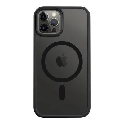A black iPhone case with a MagForce Hyperstealth design is shown against a white background.