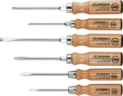 Obrázok produktu pre Wiha Workshop Screwdriver set 6-piece Slot, Pozidriv
