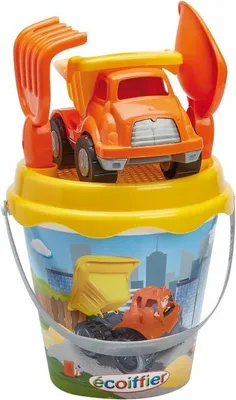 Produktbild von Ecoiffier Sandeimer-Garnitur Baustelle mit Kipplaster